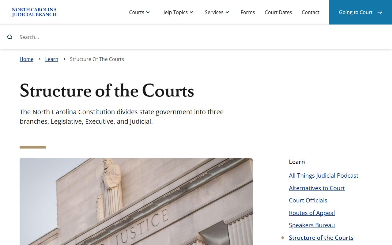 Duplin County court records North Carolina court structure